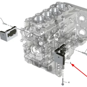 Oryginalne mocowanie silnika o numerze katalogowym K0067204, stosowane w ciągnikach rolniczych marki Arbos.