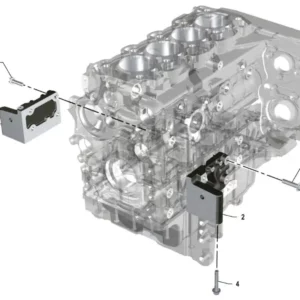 Oryginalne mocowanie silnika o numerze katalogowym K0067205, stosowane w ciągnikach rolniczych marki Arbos.
