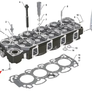 Oryginalna zaślepka głowicy silnika D.20 o numerze katalogowym K0067215, stosowana w ciagnikach rolniczych marki Arbos.