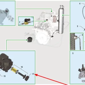 Oryginalna osłona filtra AdBlue o numerze katalogowym K0071397