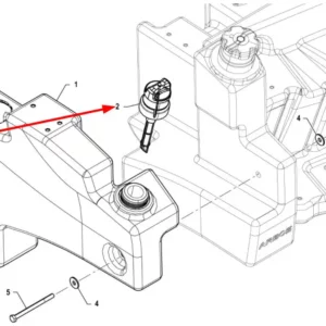 Oryginalny korek wlewu AdBlue kompletny o numerze katalogowym P5S50101012