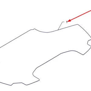 Oryginalna mata podłogowa kabiny o numerze katalogowym P5S96101115, stosowana w ciągnikach rolniczych marki Arbos schemat.