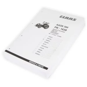 Oryginalny katalog części zamiennych Axos 310-340 w języku niemieckim o numerze katalogowym 0011373541