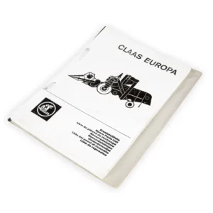 Oryginalny katalog do kombajnu Europa opisany w języku niemieckim o numerze katalogowym 177213.0
