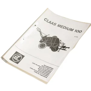 Oryginalny katalog części zamiennych Medium 100 w jezykach niemieckim