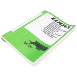 Oryginalny katalog części do przyczepy samozbierającej Claas Sprint 335S / 445S o numerze katalogowym 186190.5.