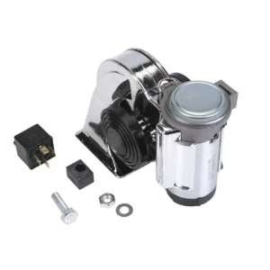 Sygnał dżwiękowy 12V z kompresorem Nautilus chromowany o numerze katalogowym 58138