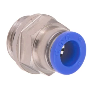 Złączka prosta o wymiarach B-GE-8-3/8-MSv-bl i numerze katalogowym 60603010113, stosowana w maszynach rolniczych  wielu marek.