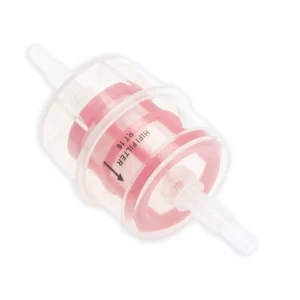 Filtr paliwa przepływowy marki HIFI Filter o średnicy wejścia/wyjścia 8 mm i numerze katalogowym RT16