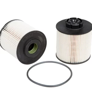 Wkład filtra paliwa silnika marki Hengst stanowiący wysokiej jakości zamiennik oryginalnego filtra marki Claas