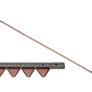 Kosa, listwa nożowa o długości 5,10 metra i numerze katalogowym 611214.00/RS, stosowana w kombajnach zbożowych marki Claas.