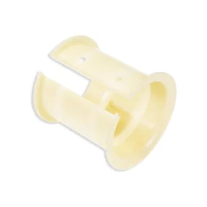 Tuleja plastikowa z podwójnym kołnierzem napedu dmuchawy o wymmiarach 90 x 104 x 110 x 106 mm i numerze katalogowym 629859CL-M