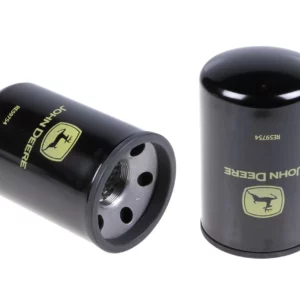 Oryginalny filtr oleju silnika puszkowy o numerze katalogowym RE59754