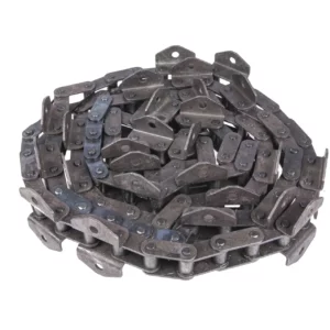 Łańcuch przenośnika pochyłego o wymiarach 38 x 107 rolek