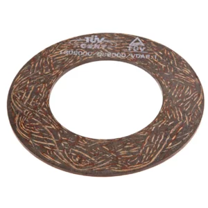 Tarcza cierna hamulca napędu przyrządu żniwnego o wymiarach 80 x 140 x 3 mm i numerze katalogowym 0006293390KR