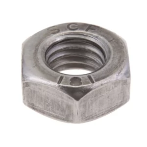 Nakrętka o wymiarach M10 x 1.5 i numerze katalogowym 04020010 szeroko stosowana w maszynach i pojazdach wielu marek.
