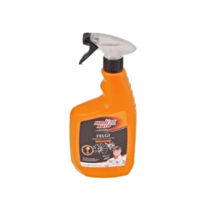 Preparat do mycia felg marki Moje Auto o pojemności 650 ml. Preparat myjący przeznaczony do czyszczenia felg samochodowych. Skutecznie usuwa osady pochodzące z klocków hamulcowych oraz inne zabrudzenia drogowe. Sprawdza się w czyszczeniu felg aluminiowyc
