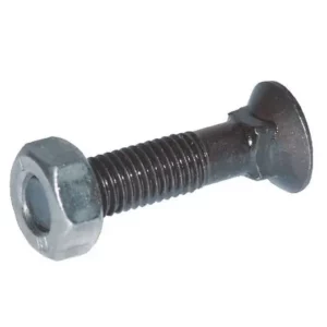 Śruba płużna z nakrętką o wymiarch  M12 x 50 i numerze katalogowym 1250109VK