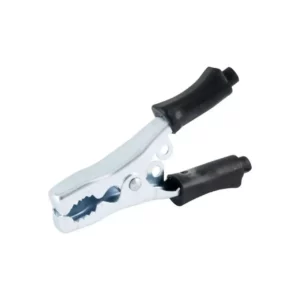 Zacisk czarny do przewodów prostownika typu UZ5 o maksymalnym prądzie ładowania 40A, długości 80 mm i numerze katalogowym 1445005051.