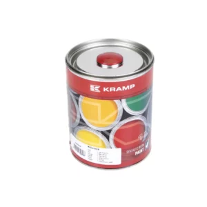 Czerwony lakier akrylowy w opakowaniu o pojemności 1 litra i numerze katalogowym 335008KR