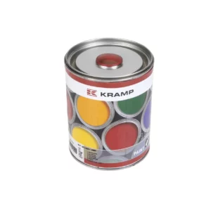 Czerwony lakier akrylowy w opakowaniu o pojemności 1 litra i numerze katalogowym 365008KR