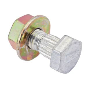 Śruba noża tnącego z nakrętką systemu Schumacher o wymiarach M6 x 18 mm