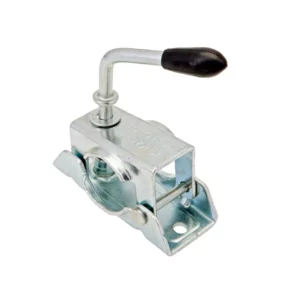 Uchwyt koła podporowego marki Knott o rozstawie otworów montażowych 105 mm