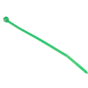 Opaska kablowa w kolorze zielonym o wymiarach 2