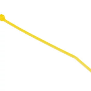 Opaska kablowa w kolorze żółtym o wymiarach 2