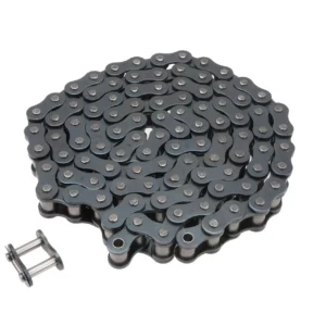 Łańcuch rolkowy napędu zgarniacza o wymiarach 16B-1 x 100 rolek i numerze katalogowym 837389.1