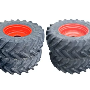 Oryginalny komplet kół marki Trelleborg o rozmiarach przód 540/65R28