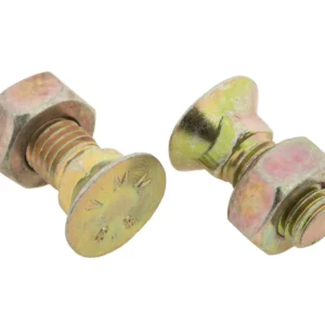 Oryginalna śruba płużna z nakrętką o wymiarach M10 x 25 mm