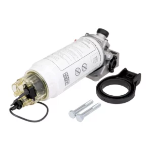 Filtr kompletny paliwa z pompką i paliwem o numerze katalogowym 41000881, stosowany jako zamiennik w kombajnach zbożowych marki Rostselmash.