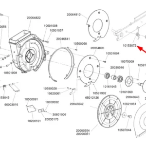 Oryginalna sprężyna zabezpieczająca talerz siewnika o numerze katalogowym 10153072,stosowana w siewnikach marki Monosem schemat.webp