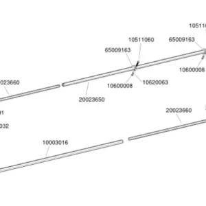 Oryginalny kołek sprężysty o wymiarach 3,5-30 gr. i numerze katalogowym 10172032, stosowane w siewnikach  marki Monosem schemat.