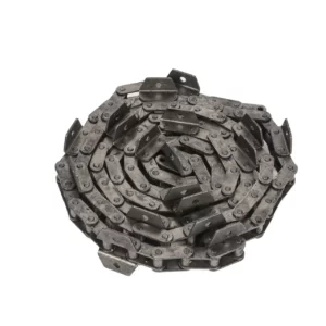 Łańcuch przenośnika pochyłego 38,4-VB x 108 rolek, 18 zabieraków marki Renold stosowany jako zamiennik wysokiej jakości w kombajnach zbożowych marki Claas