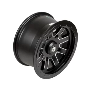Oryginalna przednia felga z beadlock 14  x  7  Sportsman REBLR Matte Blackstosowana w quadach marki Polaris.