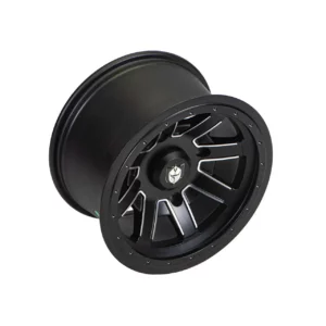 Oryginalna tylna felga o wymiarach 14" x 8" i numerze katalogowym 1522239-458