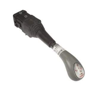 Dźwignia sterująca linkami bez przycisku stosowana w kombajnach buraczanych marki Stoll.