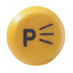 Pneutron Przełącznik przyciskowy, świateł postojowych, okrągły żółty