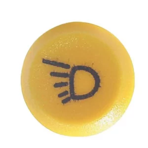 Pneutron Przełącznik przyciskowy, lamp roboczych, okrągły, żółty