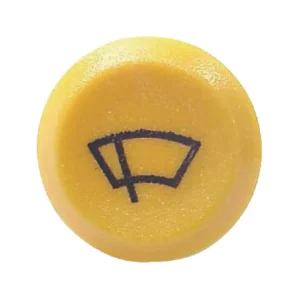 Pneutron Przełącznik przyciskowy, wycieraczki, okrągły, żółty