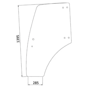 Szyba drzwiowa Lindner