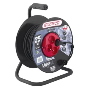 Przedłużacz zwijany gumowy