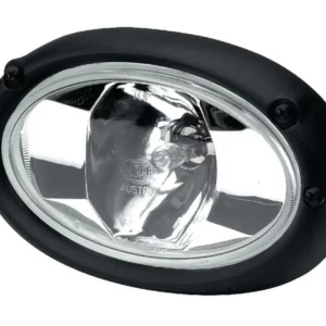 Lampa robocza halogenowa owalna 12V z wtyczką AMP Hella