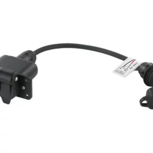 Gniazdo zasilania 3-biegunowe podwójne z wtyczką